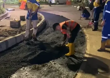 Dinas PU Kota Makassar Revitalisasi Infrastruktur Jalan di Pusat Pemerintahan