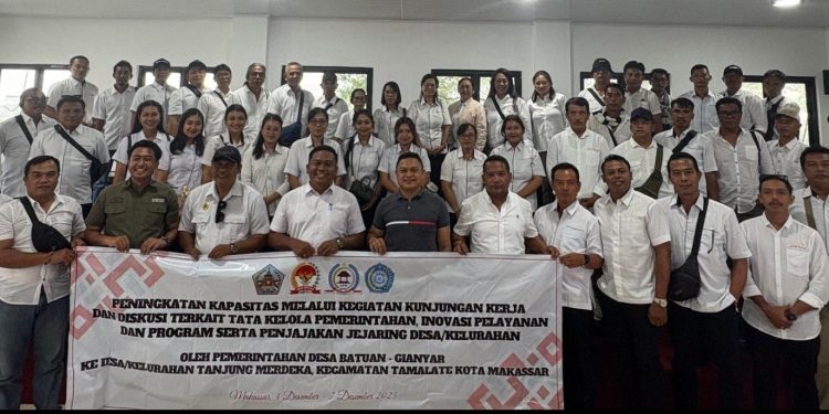 Sekcam Tamalate Terima Kunjungan Studi Tiru dari Desa Batuan Bali, Bahas Inovasi Pelayanan