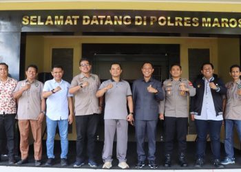 Kapolres Maros Terima Kunjungan KONI Maros, Perkuat Sinergi Dukung Pengembangan Olahraga