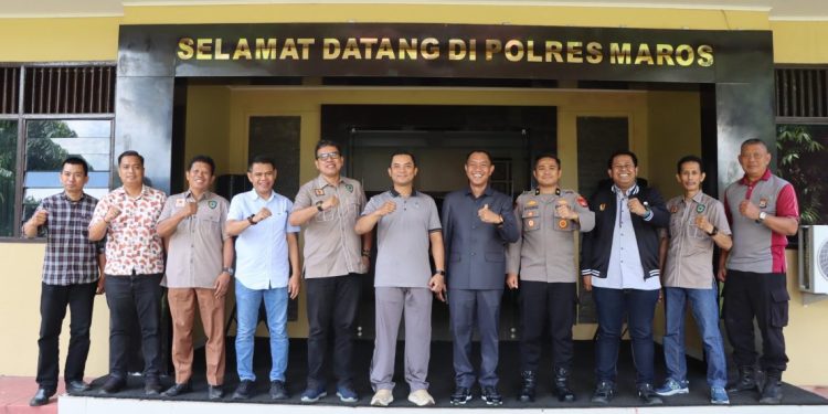 Kapolres Maros Terima Kunjungan KONI Maros, Perkuat Sinergi Dukung Pengembangan Olahraga