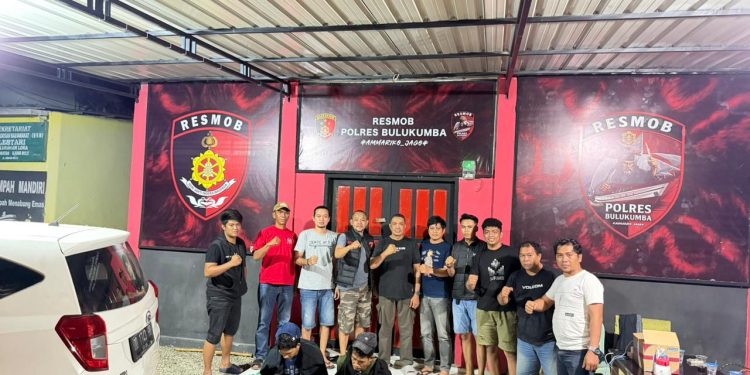 Resmob Polres Bulukumba Ringkus duo Spesialis Pencuri Gabah, Beraksi Lintas Kecamatan