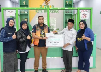Elang Timur Indonesia Salurkan Donasi Kemanusiaan ke BAZNAS Makassar untuk Korban Banjir Sumatra