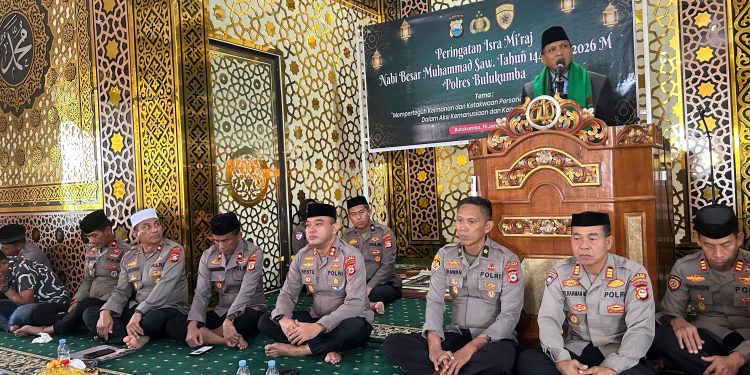 Peringati Isra Mi’raj, Polres Bulukumba Ajak Personel Perteguh Keimanan dan Ketakwaan