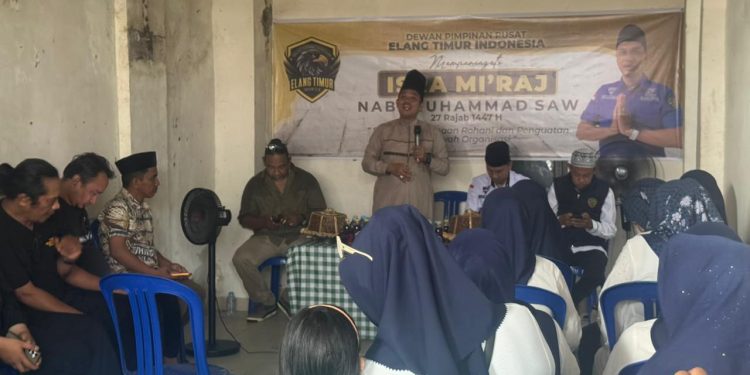 Elang Timur Indonesia Gelar Peringatan Isra Mi’raj, Ajak Kader Teladani Nilai-Nilai Spiritual dan Eratkan Persaudaraan