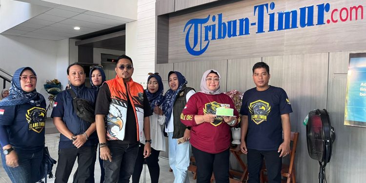 Peringati HUT ke-22, Tribun Timur Terima Kunjungan dari DPP Elang Timur Indonesia