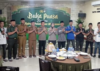Buka Puasa Bersama, Polres Pelabuhan Makassar Sosialisasikan Pengamanan dan Ketertiban di Area Pelabuhan