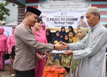 Kapolres Bulukumba Pimpin Kegiatan Bakti Sosial di Panti Asuhan YPK Babussalam