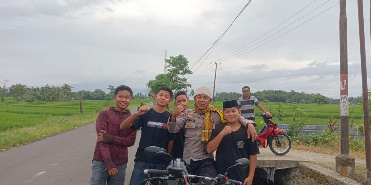 Bulan Ramadan, Ini Trik Pak Bhabin Antisipasi Balapan Liar di Wilayah Binaannya