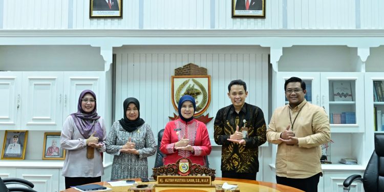 Aliyah Mustika Ilham Terima Audiensi BPJS Kesehatan Makassar