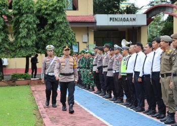 Polres Maros Gelar Apel Gelar Pasukan Sebelum Operasi Ketupat 2026, Libatkan 256 Personel dari Berbagai Instansi Terkait