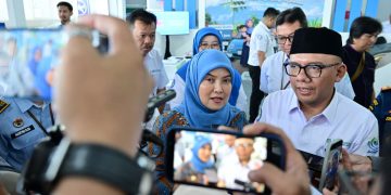 Aliyah Mustika Ilham Hadiri Pembukaan Posko Mudik BPJS Kesehatan di Pelabuhan Makassar