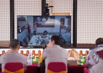 Sinergi TNI-Polri-Pemda Maros, Pantau Keamanan Wisatawan di Grand Waterboom Pasca Lebaran