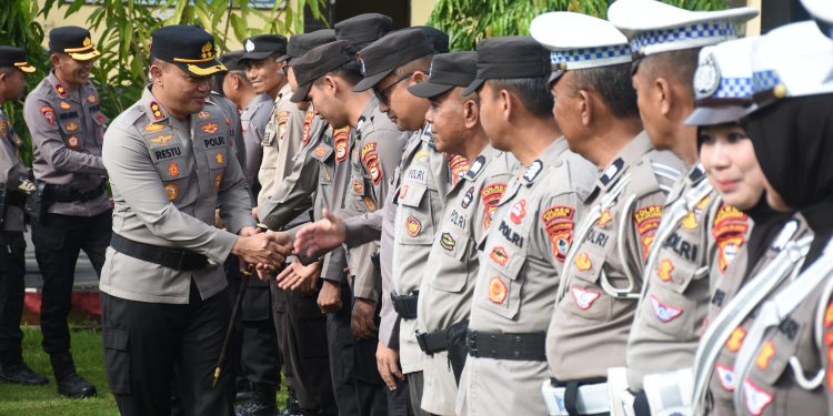 Apel Siaga Kamtibmas Pasca Lebaran, Kapolres Bulukumba Apresiasi Anggota dan Gelar Halal Bihalal