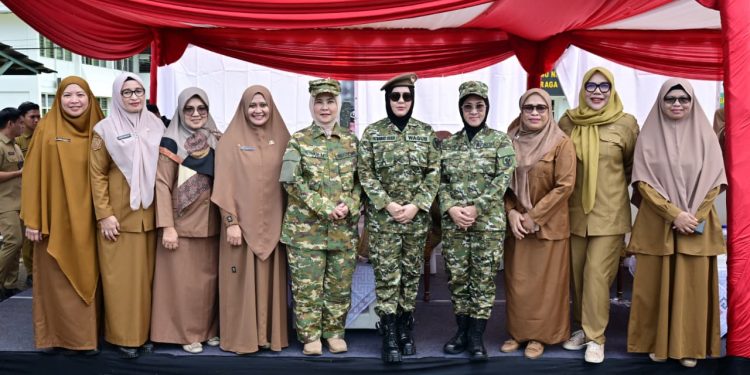 Aliyah Mustika Ilham Hadiri Upacara Pembukaan Latsarmil Komcad ASN dan Kepala Desa se-Sulsel
