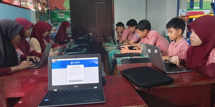 Siswa Kelas VI UPT SPF SD Inpres Toddopuli 1 Ikuti Gladi Bersih Tes Kemampuan Akademik (TKA)