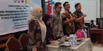 UPT SPF SDN Kip Maccini Ikuti Bimtek PKG Persiapan TKA di SD Kristen Pelita Kasih