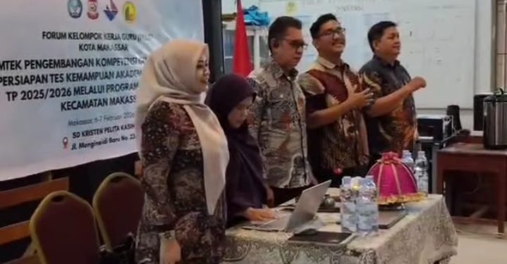 UPT SPF SDN Kip Maccini Ikuti Bimtek PKG Persiapan TKA di SD Kristen Pelita Kasih