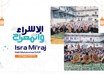 Peringatan Isra Mi’raj di SMP Negeri 5 Makassar Berjalan Khidmat, Seluruh Warga Sekolah Antusias