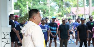 Wali Kota Makassar Lepas dan Ikut Lari Bersama Runners dari Halaman Balaikota