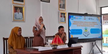 Menguatkan Implementasi GPBLHS di SDN Lariang Bangi I, Tandatangani MOU dengan SDN KIP Bara-Baraya II Sebagai Sekolah Pembina