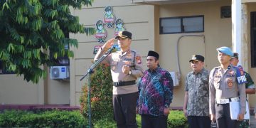 Kesiapan Pengamanan MTQ XXXIV Sulsel di Maros, Kapolres Pimpin Apel Gelar Pasukan
