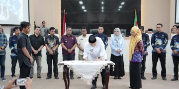 Camat Se-Makassar Teken Komitmen Basmi Sampah, Terapkan Sanitary Landfill di TPA Antang