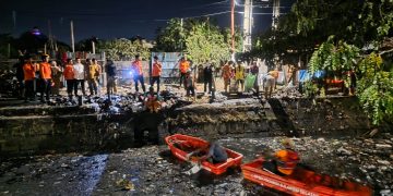BPBD Makassar Bersihkan Sampah di Kanal Karuwisi-Pettarani, Pengerjaan Selesai Hanya 1 Jam