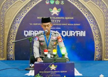 Dari Satlantas ke Ajang MTQ Provinsi, Bripda M. Ahriadi Buktikan Polisi Juga Unggul di Bidang Keagamaan!