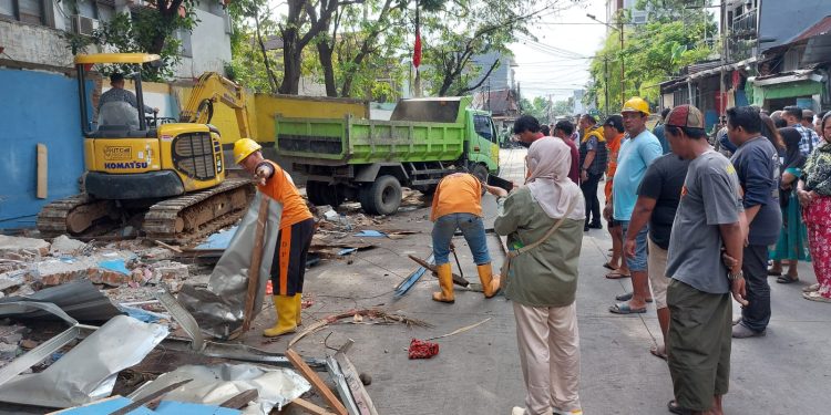 Lapak Cat Kuning di Bontoala Ditertibkan, Pemkot Makassar Buktikan Aturan Berlaku untuk Semua