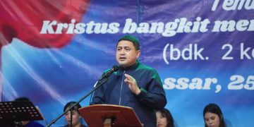 Semangat Persatuan, Appi Hadiri HUT KPI Gereja Toraja di Makassar
