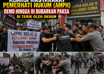 Ricuh! Aksi Mahasiswa Depan Lapas Bollangi Jadi Sorotan