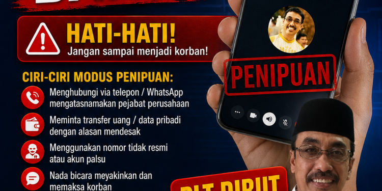 PDAM Makassar Ingatkan Warga, Hati-hati Penipuan yang Menggunakan Nama Plt Dirut Andi Syahrum