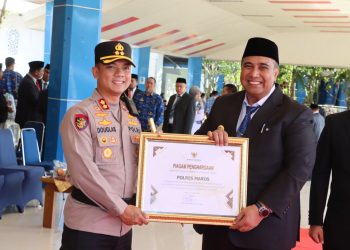 Apresiasi Layanan & Keamanan, Polres Maros Diganjar Penghargaan Bupati Maros