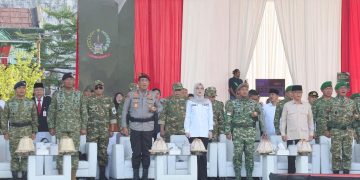 Sinergi TNI-Polri, Kapolda Sulsel Hadir Langsung Sambut Resminya Komcad ASN Sulsel