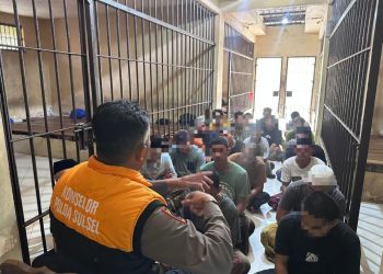 Cegah Stres & Tekanan Batin, Polres Bulukumba Rutin Berikan Pembinaan Mental Kepada Tahanan