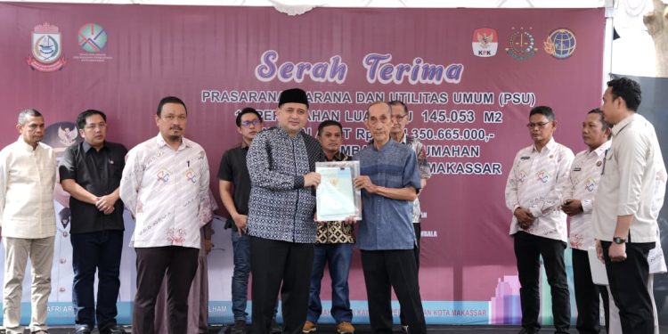 Pemkot Makassar Tegas ke Pengembang, Kini 14 PSU Perumahan Resmi Diserahkan