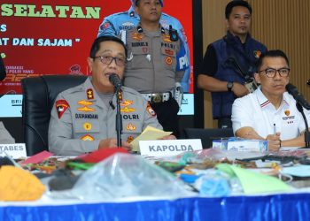 Konferensi Pers Kapolda Sulsel: Ratusan Pelaku Kejahatan Jalanan Berhasil Diringkus