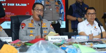 Konferensi Pers Kapolda Sulsel: Ratusan Pelaku Kejahatan Jalanan Berhasil Diringkus