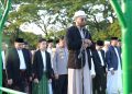 Munafri Arifuddin dan Aliyah Mustika Ilham Salat Idul Adha Bersama Warga Makassar