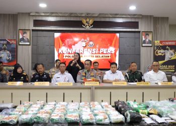 Polda Sulsel Musnahkan Barang Bukti Narkotika Jaringan Internasional