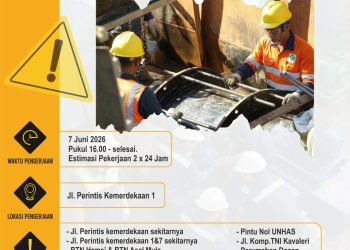 Tangani Kebocoran Pipa Besar, PDAM Jaga Pasokan Air Kota