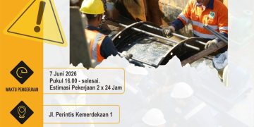 Tangani Kebocoran Pipa Besar, PDAM Jaga Pasokan Air Kota