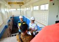 Plt Dirut dan Plt Dirum Pantau Kesiapan Pemasangan Pompa Air Baku di Sungai Moncongloe