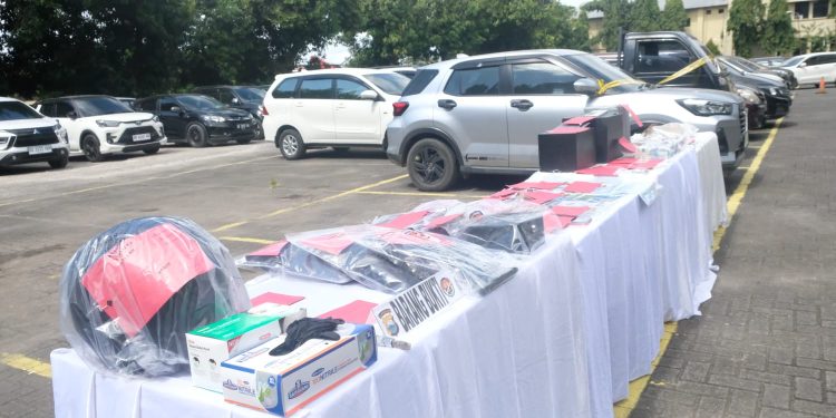 Polda Sulsel Gelar Konpers, Beberkan Pengungkapan Pencurian