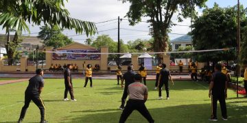 Sambut Bhayangkara ke-80, Polres Maros Adakan Turnamen Voli