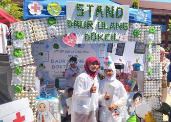 Peringati Hari Lingkungan, SDN Lariang Bangi I Adakan Lomba Daur Ulang