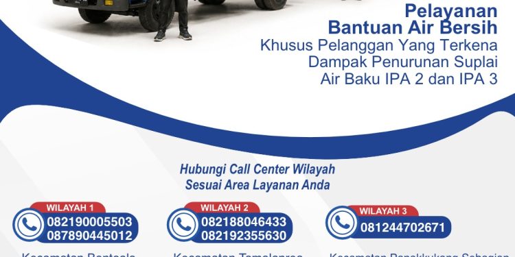 Perumda Air Minum Makassar Kerahkan Tangki Air Pasca‑Gangguan IPA