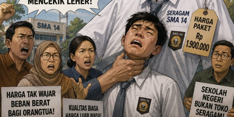 Paket Seragam SMAN 14 Makassar Capai Rp1,9 Juta, Orangtua Tercekik