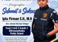 Resmi Dipercaya, IPTU Firman Jabat Pimpinan Panit 2 Unit 2 Subdit 2