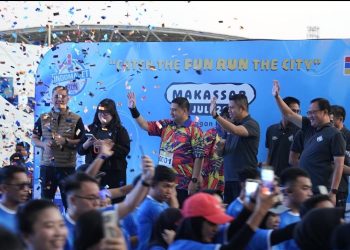 Wali Kota Munafri Lepas Peserta Indomaret Fun Run 2026, Dorong Gaya Hidup Sehat di Makassar